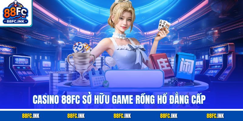 Casino 88FC sở hữu game Rồng Hổ đẳng cấp