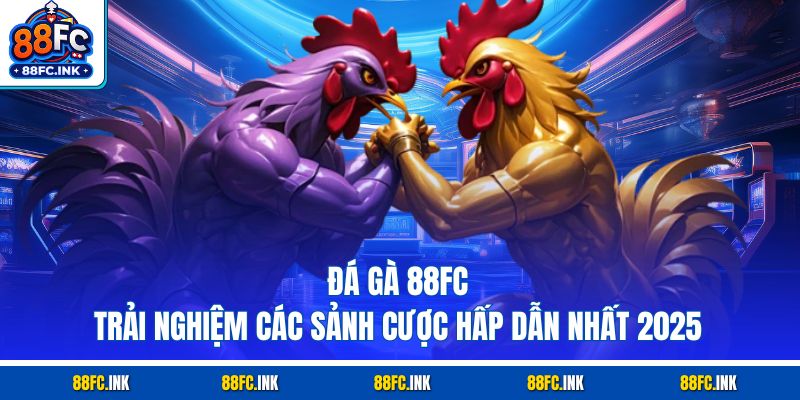 Đá Gà 88FC - Trải Nghiệm Các Sảnh Cược Hấp Dẫn Nhất 2025